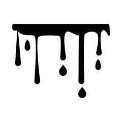 Drop paint icon template