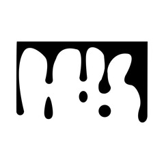 Drop paint icon template