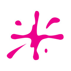Drop paint icon template