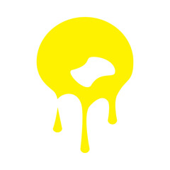 Drop paint icon template