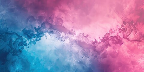 Obraz premium Pink and blue color gradient. Ai generation.