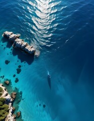 Fototapeta premium Beautiful sea beach wallpaper