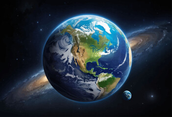 Obraz premium Earth from Space: A View of Our Planet from the Cosmos