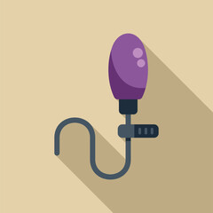 Clip microphone for recording audio with long shadow