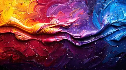 Obraz premium Abstract Colorful Painting