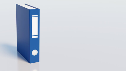 Folder with documents. Stationery supplies. Archival folder for papers. Organization of document...