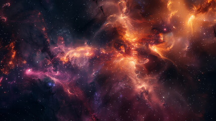 Naklejka premium Abstract cosmic backgrounds with deep