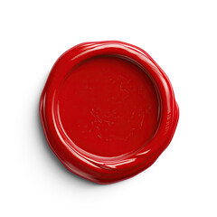 Red seal wax