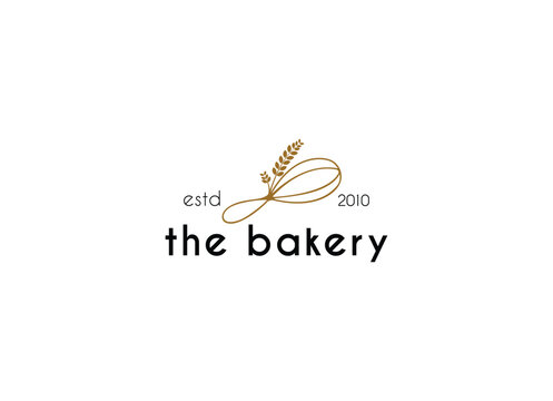 Bakery and cake coffee shop logo design illustration. Cake Pastry Simple Homemade Badge Template