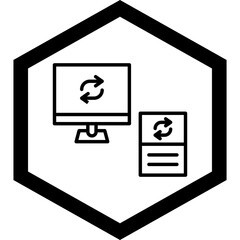 Data Synchronization Icon Design