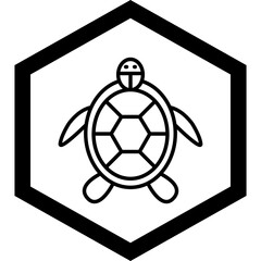 Obraz premium Turtle Icon Design