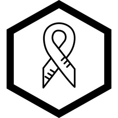 Cancer Ribbon Icon Design