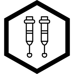 Crutches Icon Design