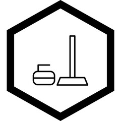 Curling Icon Design