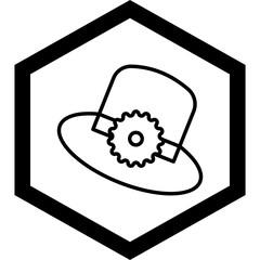 Pamela hat Icon Design
