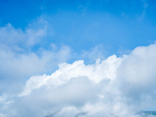 Blue sky with clouds