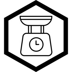 Weight Scale Icon Design