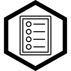 Table Of Content Icon Design