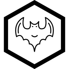 Bat Sign Icon Design