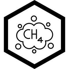 Methane Icon Design