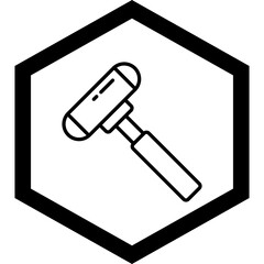 Reflex Hammer Icon Design