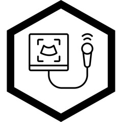 Ultrasonography Icon Design