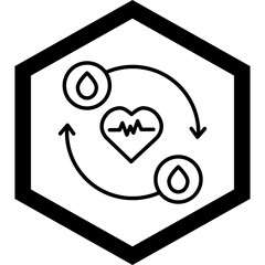 Blood Transfusion Vector Icon Design