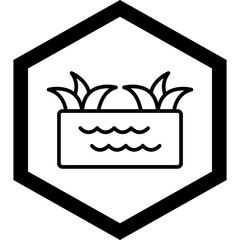 Swamp Vector Icon Design
