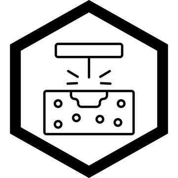 Powder Bed Fusion Icon Design