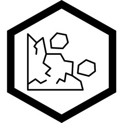 Obraz premium Avalanche Icon Design