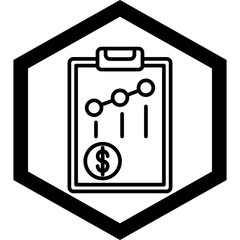 Financial Profit Icon Design