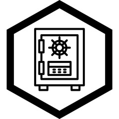 Safe Box Icon Design