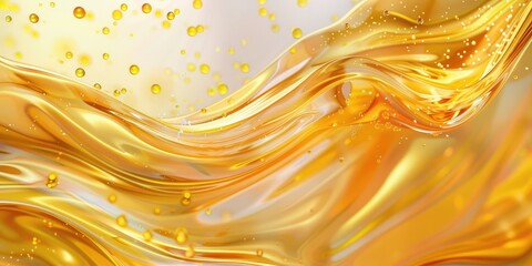 Cosmetic oil abstract background. Ai generation.