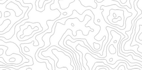 Modern design with White background with topographic wavy pattern design, topographic contours map background with geometric lines. geometric white abstract papercut of line topography.