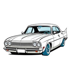 Obraz premium vintage vehicle car for transportation