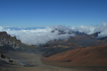 Stunning Cloud-Covered Haleakalā Caldera