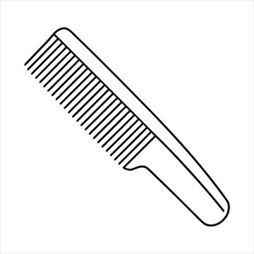 recommend clip art: Comb line art vector