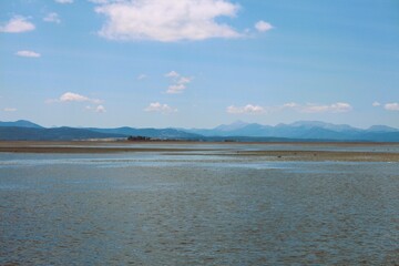 beach in the morning