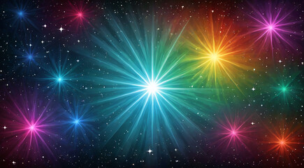 Fototapeta premium abstract background with stars