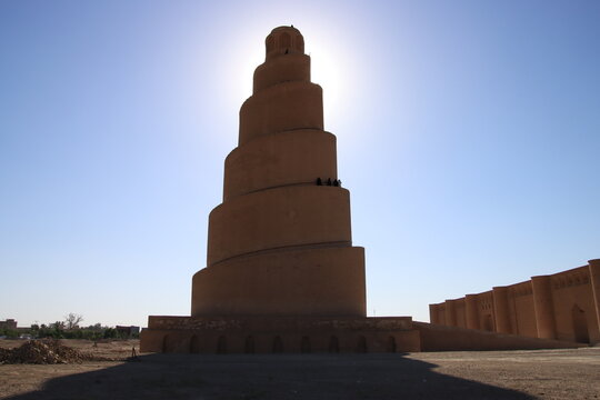 Minaret mosque in samarra in iraq	