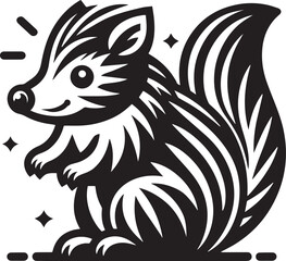 Fototapeta premium Bandicoot icon isolated on a white background. Bandicoot logo illustration.