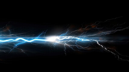 Flash of lightning on dark background dramatic and powerful scene intense and electrifying visual striking and bold light burst atmospheric and moody setting natural and dynamic energy