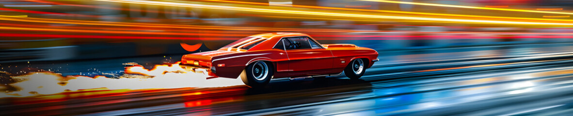 Drag Racing: Speeding Down the Track captures the excitement of high-speed competition, highlighting the precision, skill, adrenaline rush of drag racing.It explores the mechanics,strategies,community