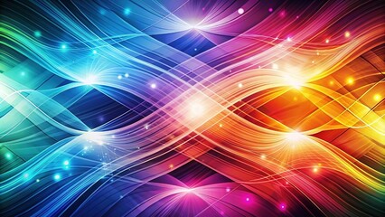 Obraz premium Abstract color background. Gradient blend. Bright colored glow. Diffuse glare. Blurry highlights. Modern design template for web cover. Bitmap. Raster image. Smooth lines, circles
