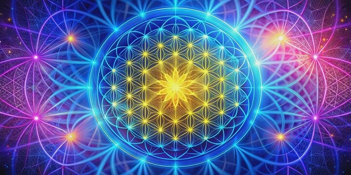 Flower of Life voor het zuiveren en bijvullen van stenen, complete oplaadplaat, metatron, levensboom, zaad van het leven... - Uniek vibratiegereedschap, praktisch en design