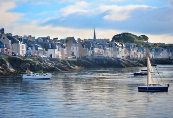 Fototapeta premium boats in the harbour