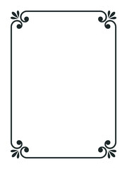 Vintage elegant frames collection. Decorative vintage frames for design.