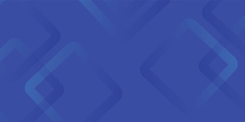 Blue geometric abstract background with overlap layer. Modern rounded square shapes creative design. Futuristic concept.