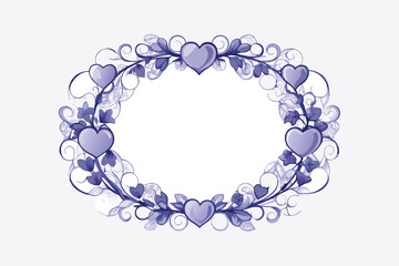 Obraz premium Watercolor Spring Floral Frame