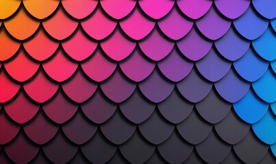 Abstract Colorful Scaled Pattern